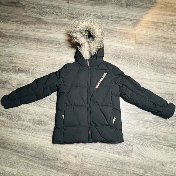 SPYDER HOTTIE Black Down JACKET Style‎ 235312 Kids size 10
